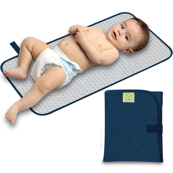 KeaBabies Portable Diaper Changing Pad and Waterproof Foldable