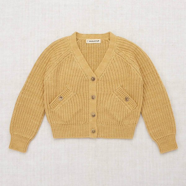 Misha & Puff Fisherman Rib Everyday Cardigan - Root – The Wild