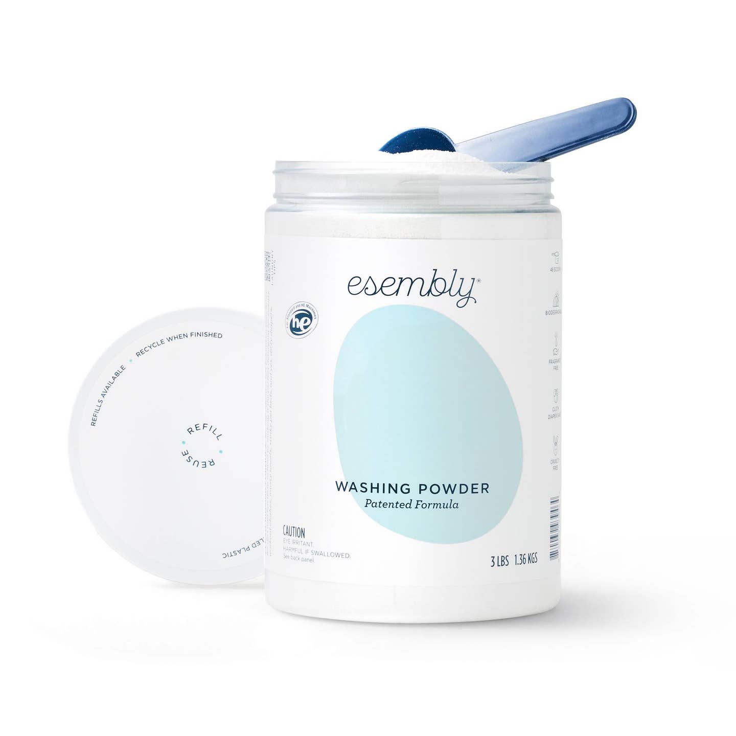 Esembly Washing Powder 3lb Refillable Canister