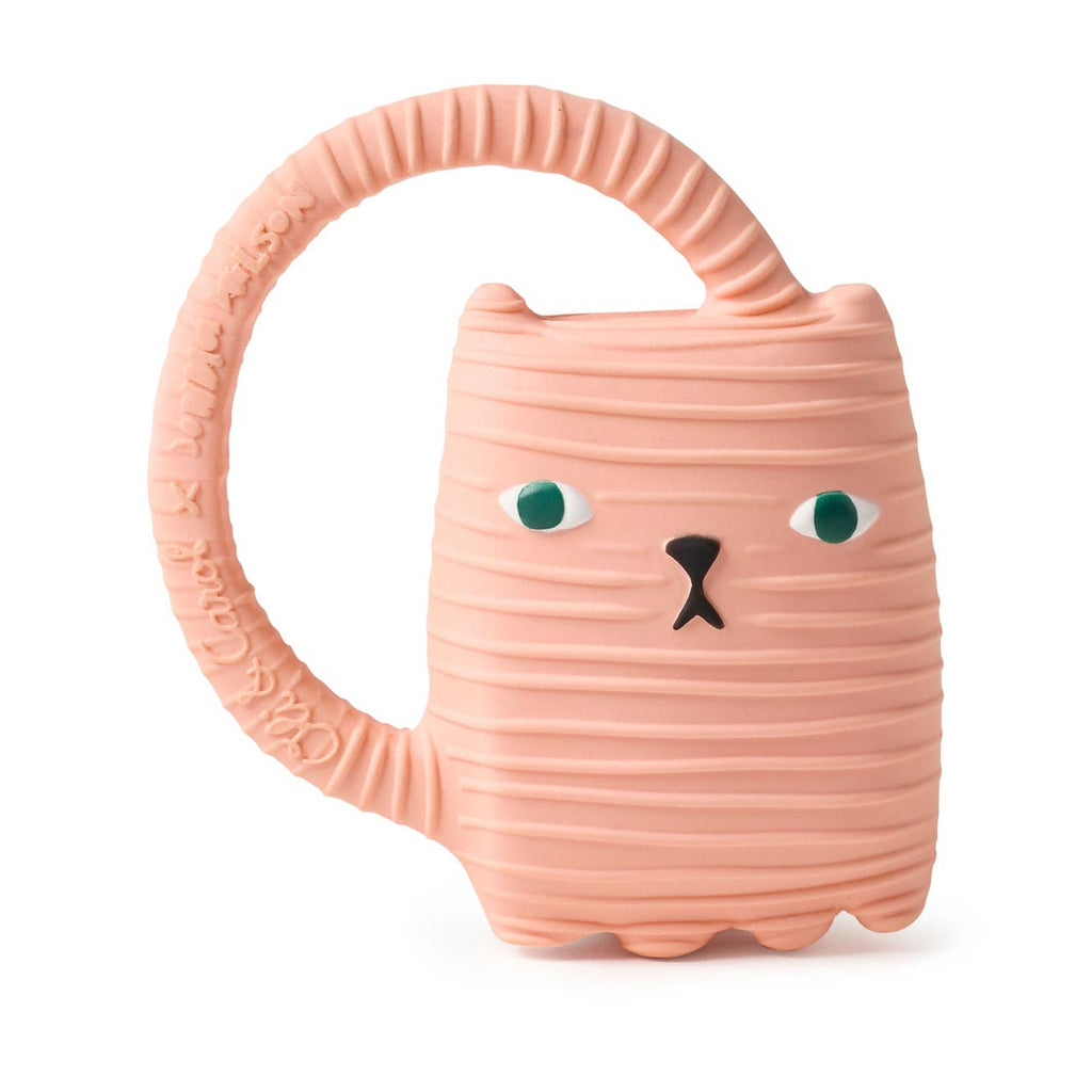 Oli & Carol Natural Rubber Teether - Ginge Cat