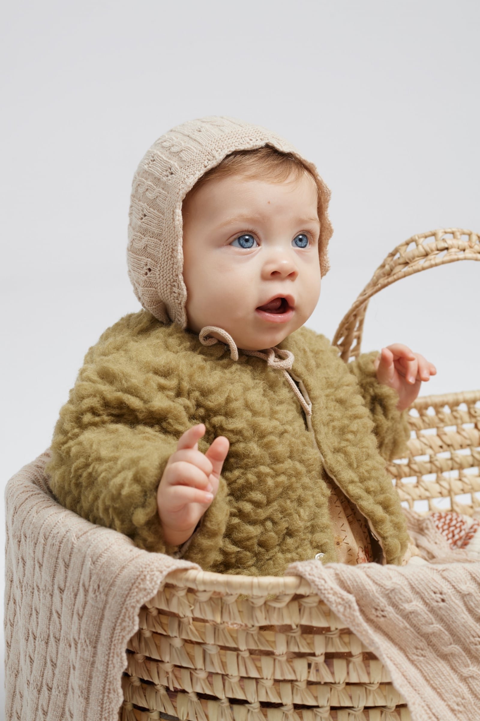 Bebe Organic Laine Baby Coat Natural