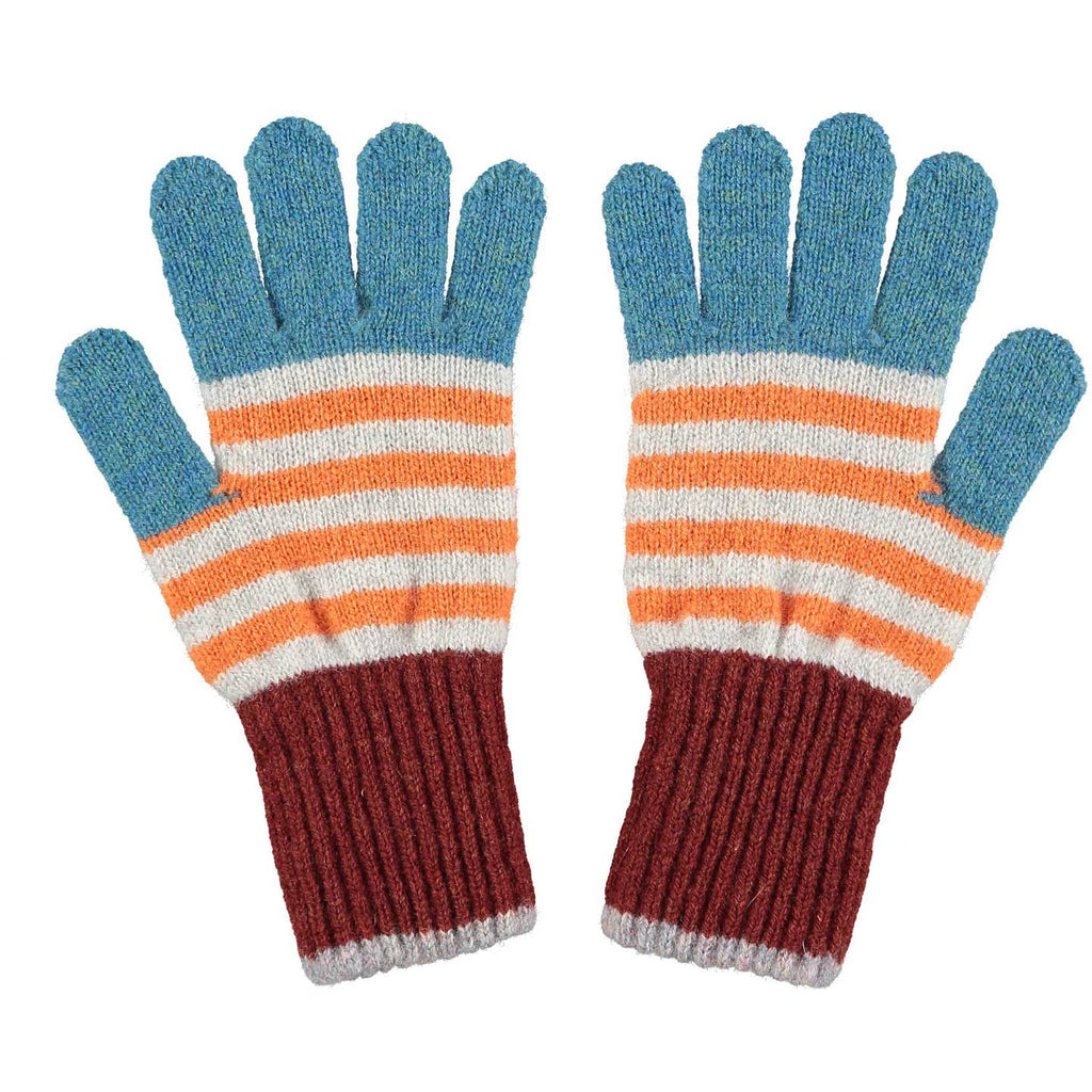 Catherine Tough Kids' Patterned Lambswool Gloves