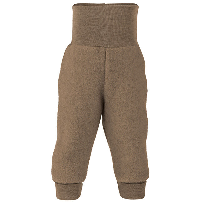 Engel Wool Fleece Baby Pants - Walnut