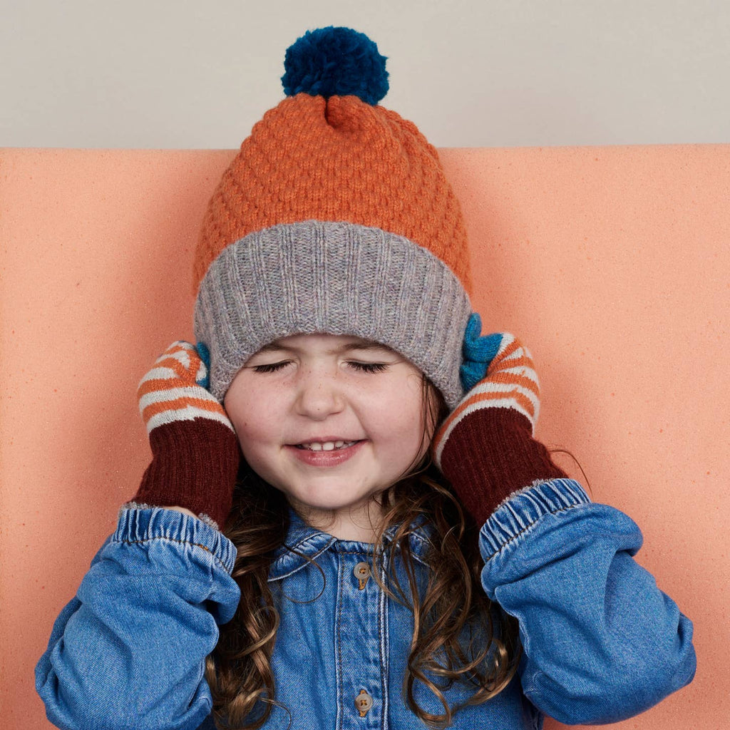 Catherine Tough Kids' Honeycomb Lambswool Hats