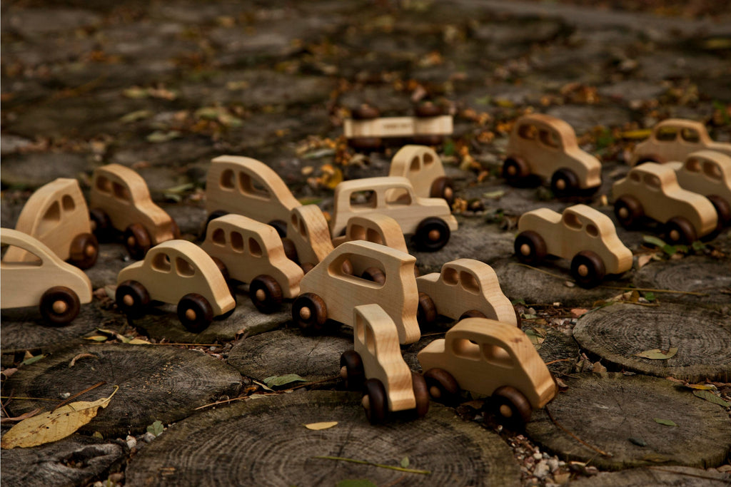 Wooden Story 30s Eco-Friendly Wooden Toy Car For Babies