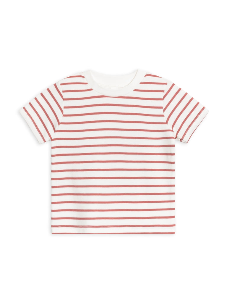 Colored Organics Organic Baby & Kids Classic Crew Neck Tee- Lee Stripe