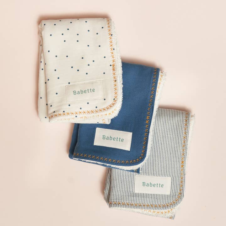 Babette Burp Cloth - 3 Pack