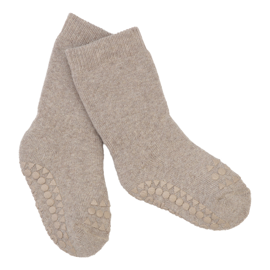 Gobabygo Non-Slip Socks Cotton - Sand