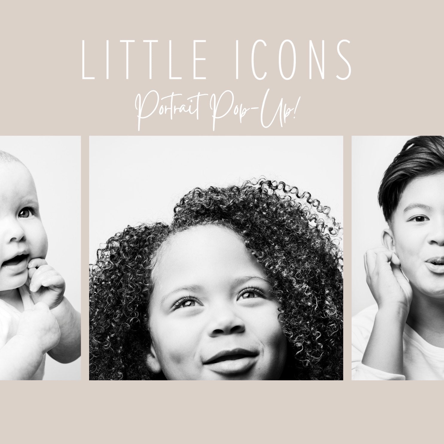 Little Icons Portrait Pop-Up Photography Event x The Wild