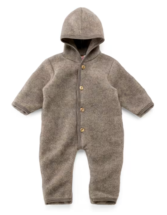 Engel Hooded Overalls with Buttons - Wlanut