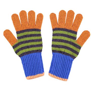 Catherine Tough Kids' Patterned Lambswool Gloves