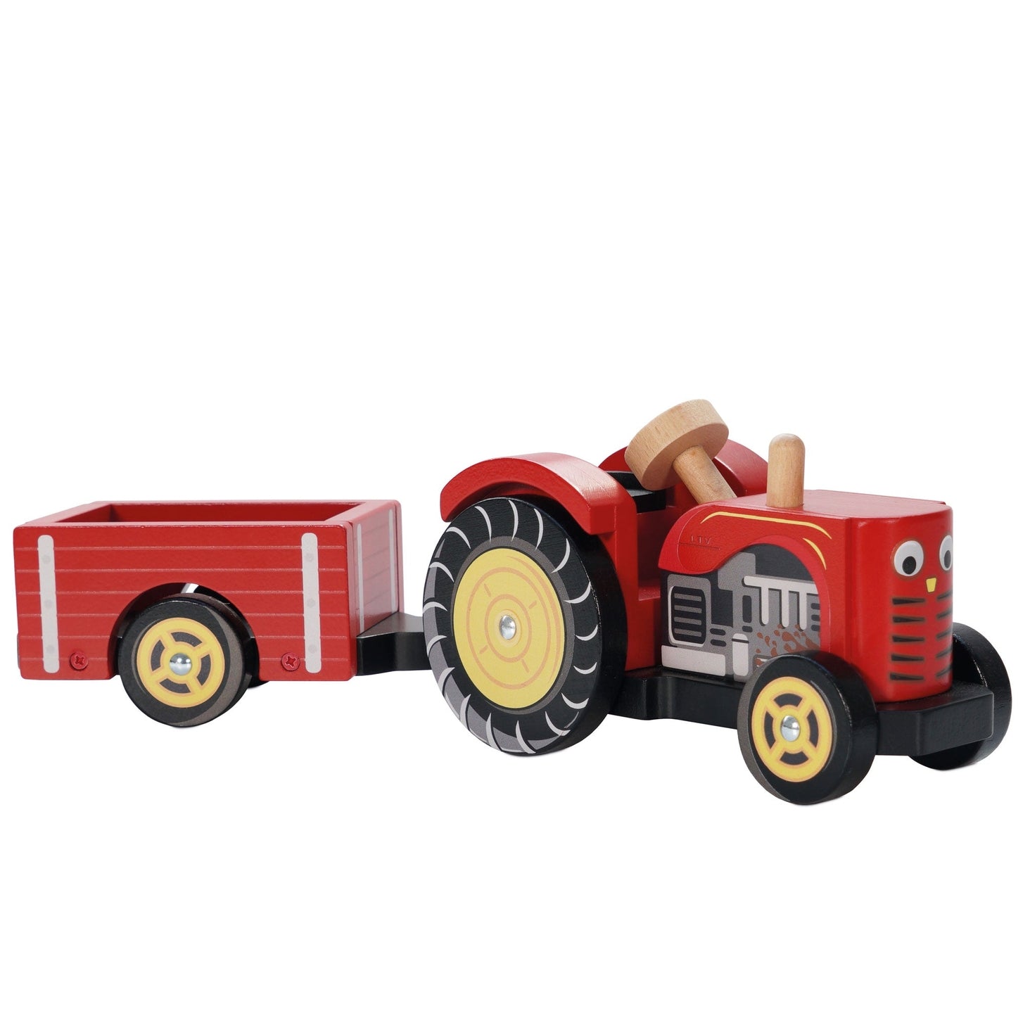 Le Toy Van Farmyard Tractor & Trailer