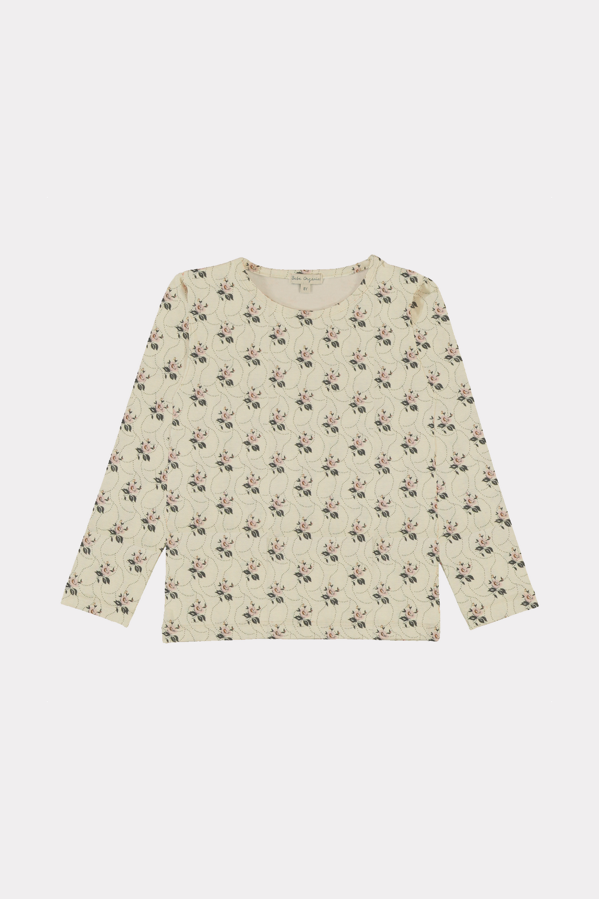 Bebe Organic Colette Pouff Tee- Edelweiss