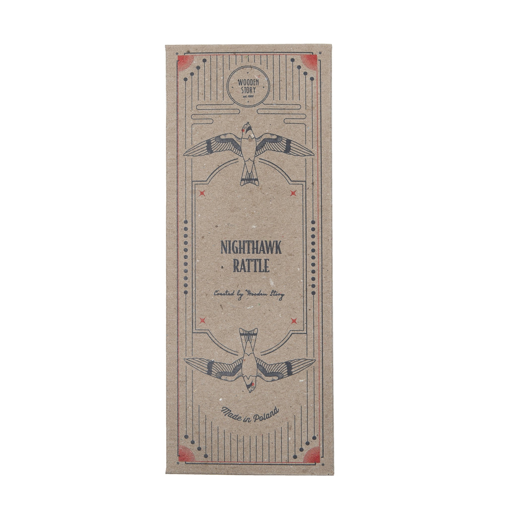 Wooden Story Rattle Nighthawk