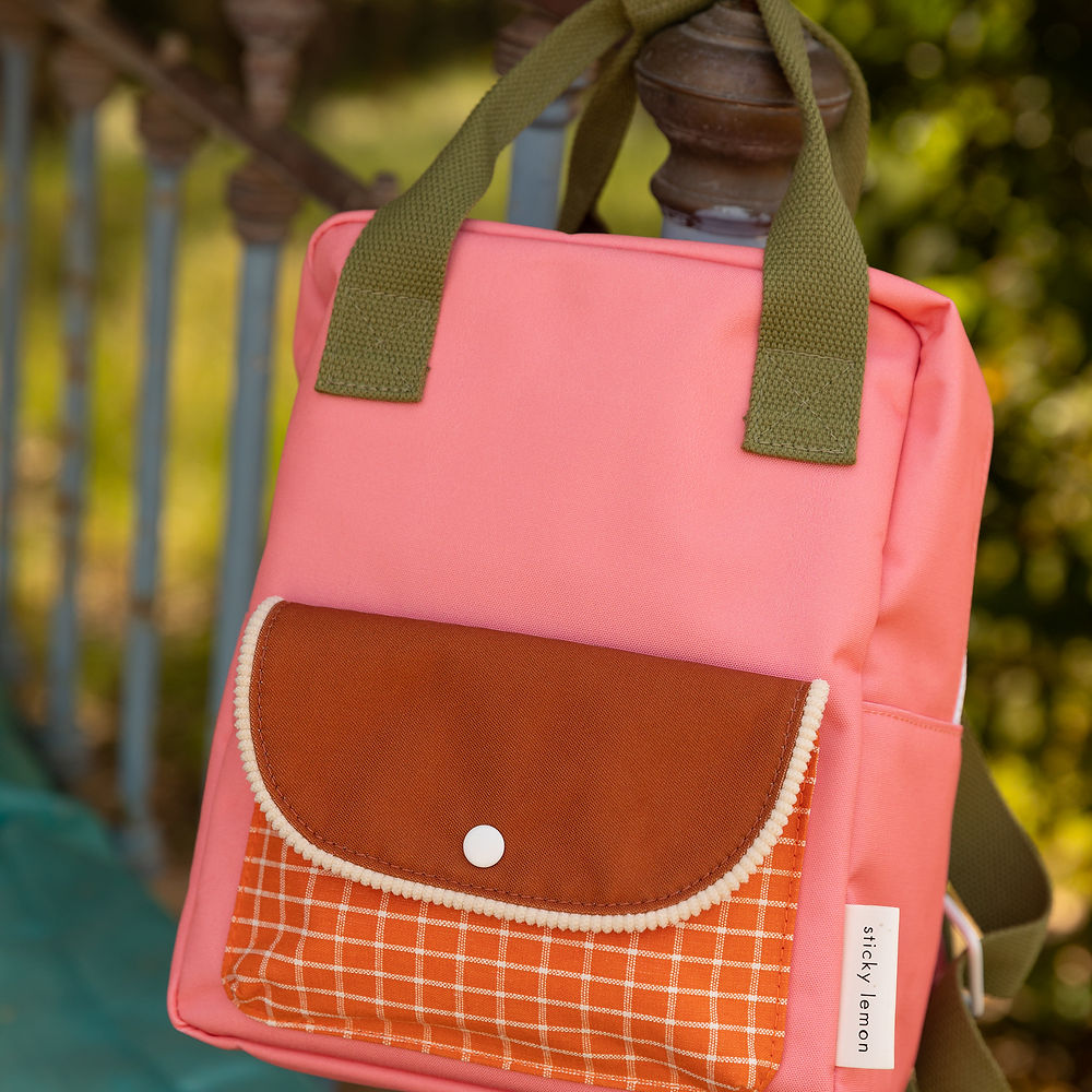 Sticky Lemon Backpack Small Farmhouse - Flower Pink