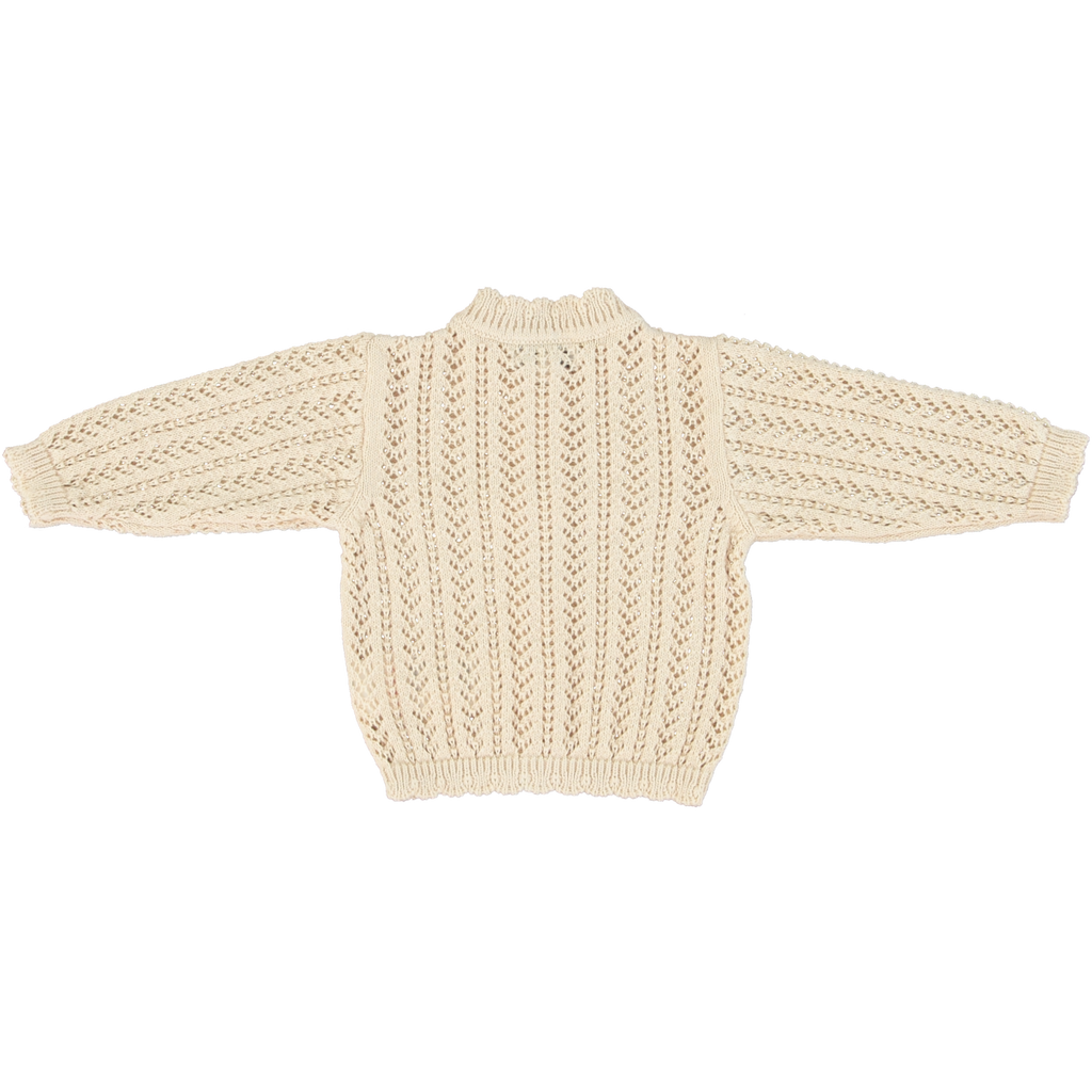 Bebe Organic Nora Baby Cardigan - Natural