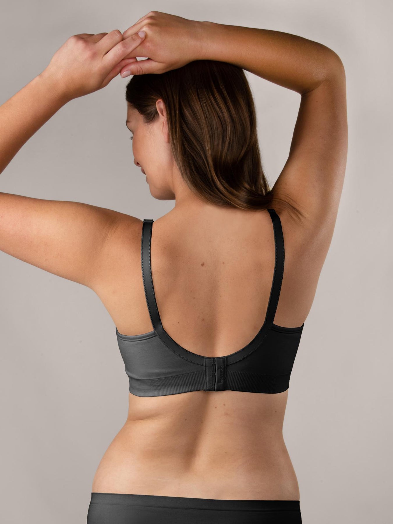 Bravado! Designs Women's Body Silk Seamless Nursing Bra - Black L