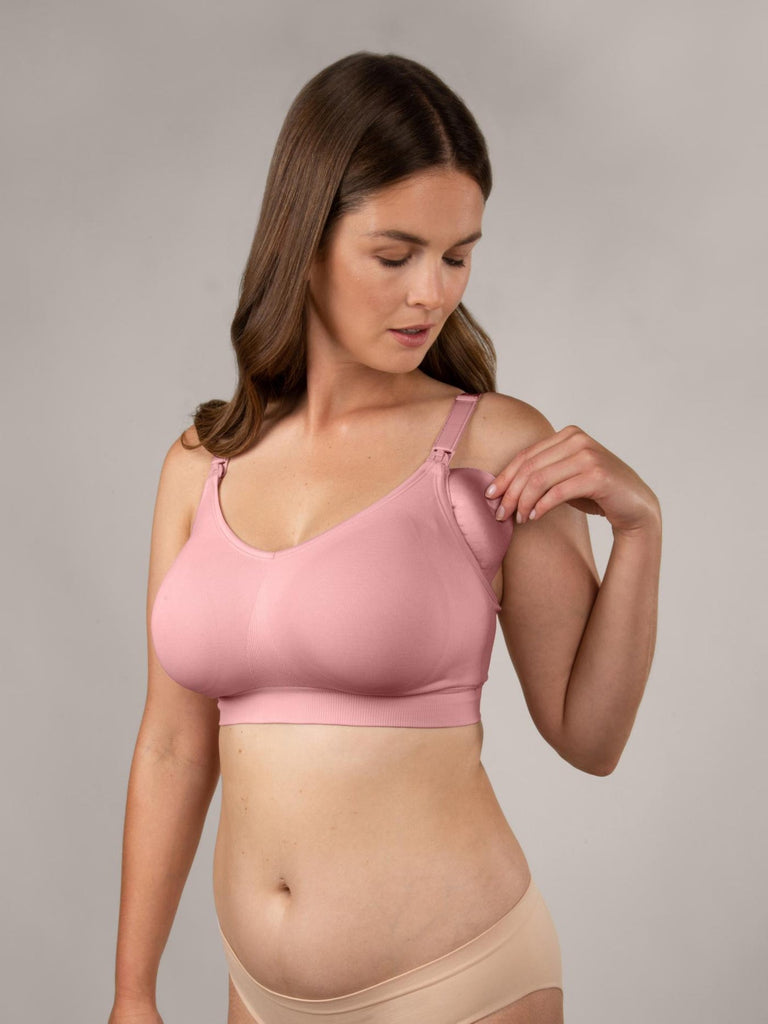 Buy Bravado Pink Body Silk Seamless Full cup Nursing Bra from Next