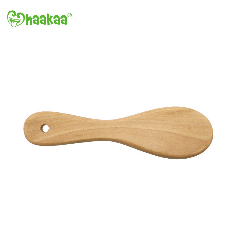 Haakaa Goats Wool Wooden Baby Hairbrush